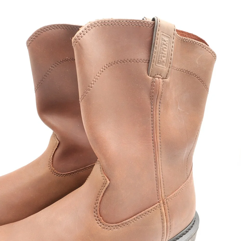 WORX Modern 5701 Steel Toe Work Boots Mens 12 Brown Leather NWT NIB